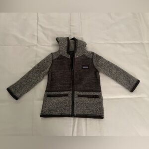 Toddler -12-18mo- Patagonia Gray Full-Zip Fleece Jacket